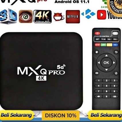 Sale Android tv box MXQ pro 4K 5G tv Box Android 11os RAM 8GB ROM 128GB STB 4K Smart Tv Box PREMIUM
