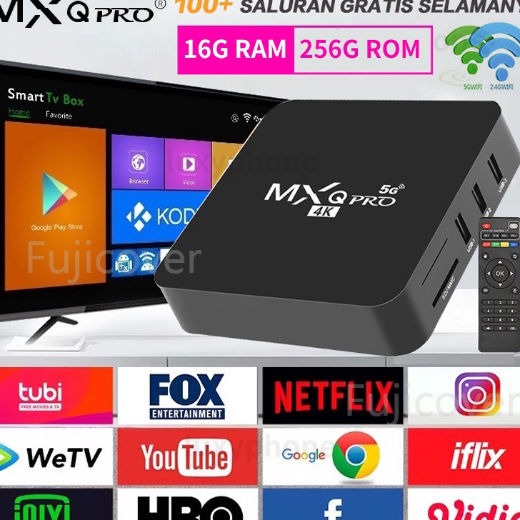 KI3 Mxq Pro 4K 5G 16gb256gb Android TV Box TV Tabung Android 11 Stb Android TV Full Root Unlock Set 