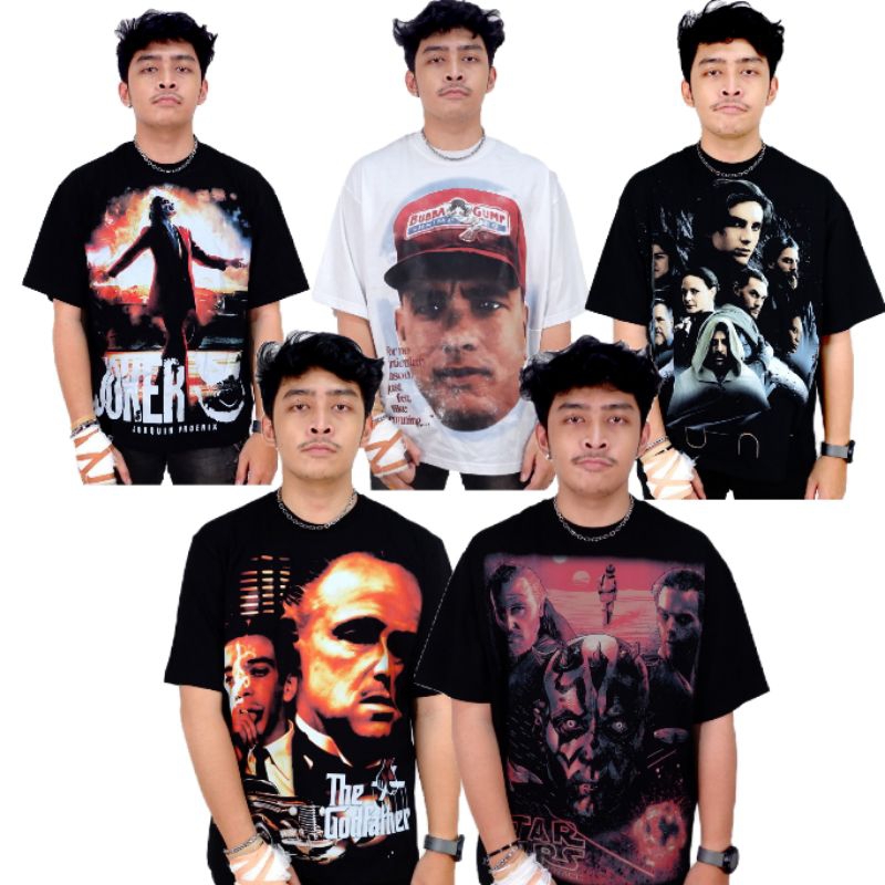 KAOS MOVIE SERIES JOKER FORREST GUMP THE MASK THE FACULTY STAR WARS THE GOD FATHER