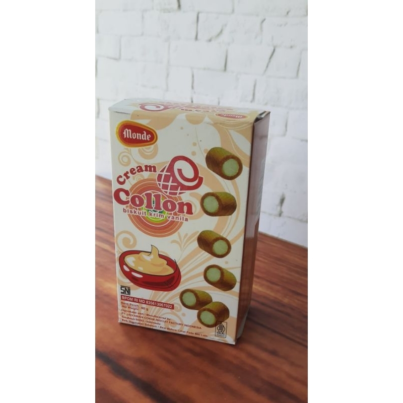 

monde collon biskuit cream vanila 50 gr