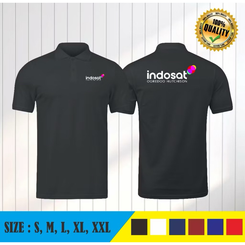[COD] Kaos polo INDOSAT Ooredoo Hutchison