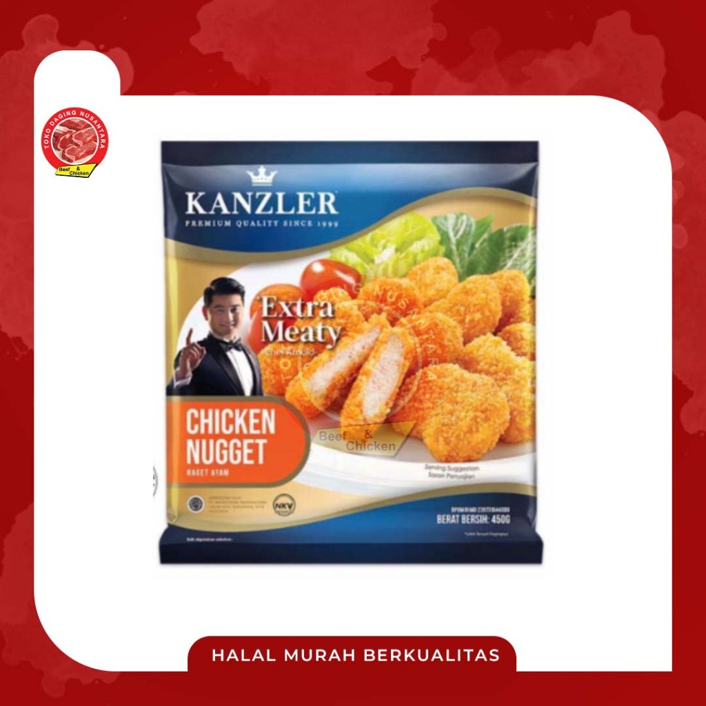 

KANZLER CHICKEN NUGGET ORIGINAL 450GR