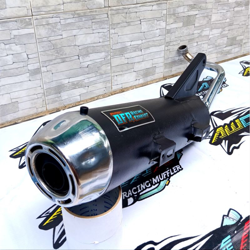 Knalpot matic tsukigi DFR racing beat Scoopy Genio spacy beat deluxe street Bass adem