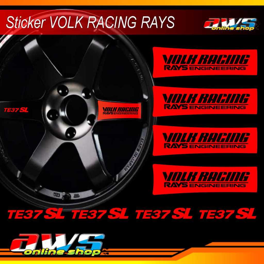 Sticker Velg Volk Racing TE 37 SL Full Set