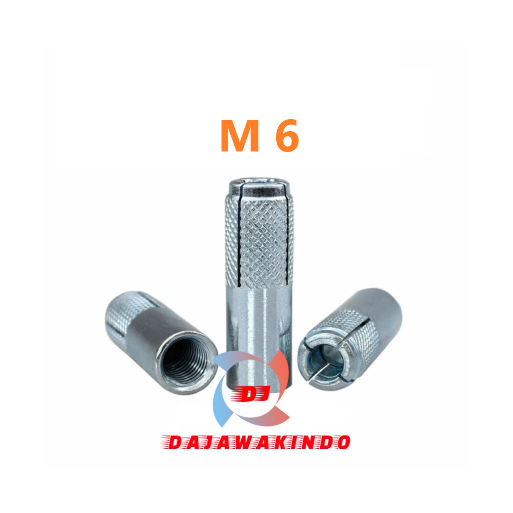 Dynaset M6 / Dinaset M6 / Drop In Anchor M6 Galvanis