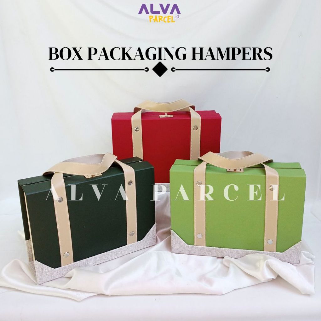 

[TERBARU] Hardbox Hampers / Box Souvenir Model Koper Jinjing | Box Packaging Custom