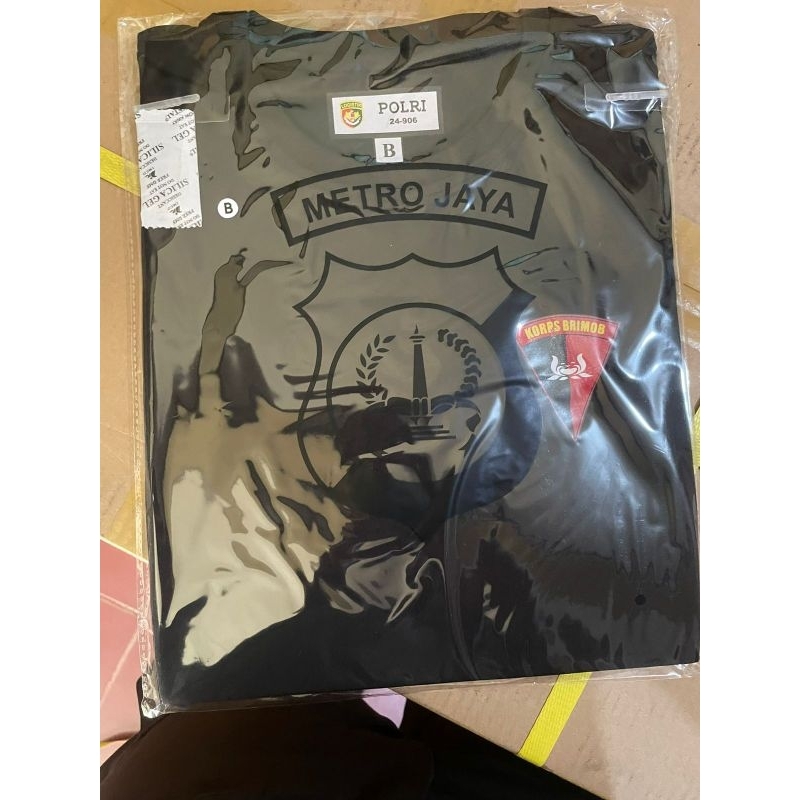 KAOS HITAM JATAH BRIMOB.KAOS JATAH BRIMOB