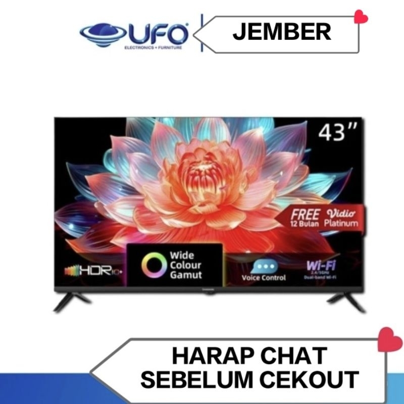 TV Changhong L 43QCN1 U 43QCN1 QLED led TV 43 inch GOOGLE TV