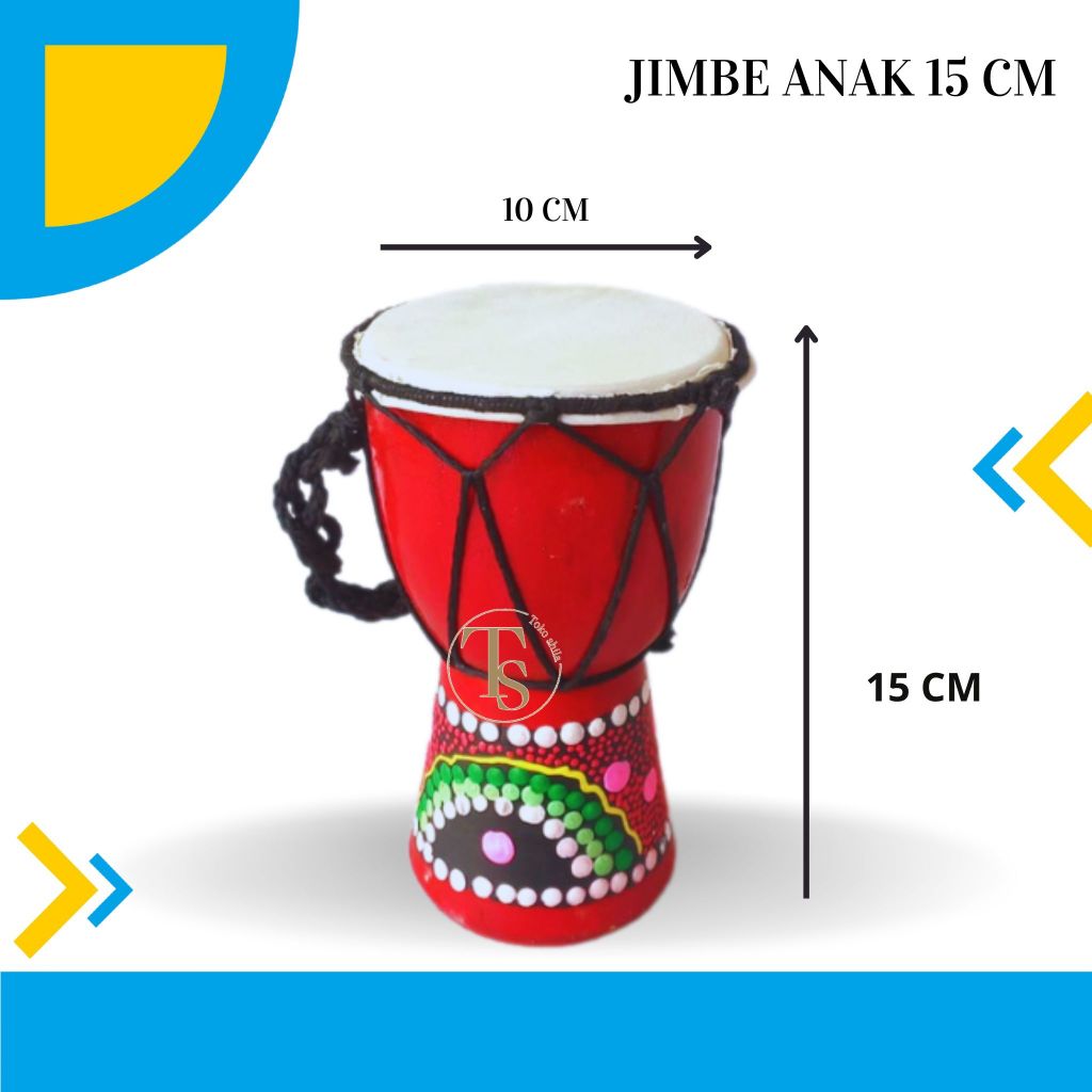 jimbe murah ukuran 15 cm  jimbe alat musik reggae gendang marawis