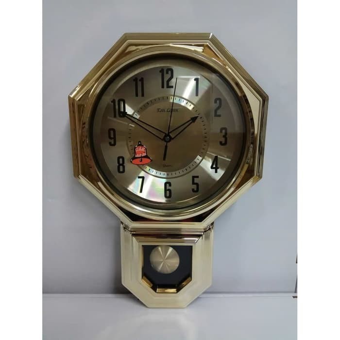 Jam Dinding Bandul Esti Loren Melody Bunyi Musik & Lonceng Setiap Jam BODI TINGGI ELEGANT LUXURY JAM