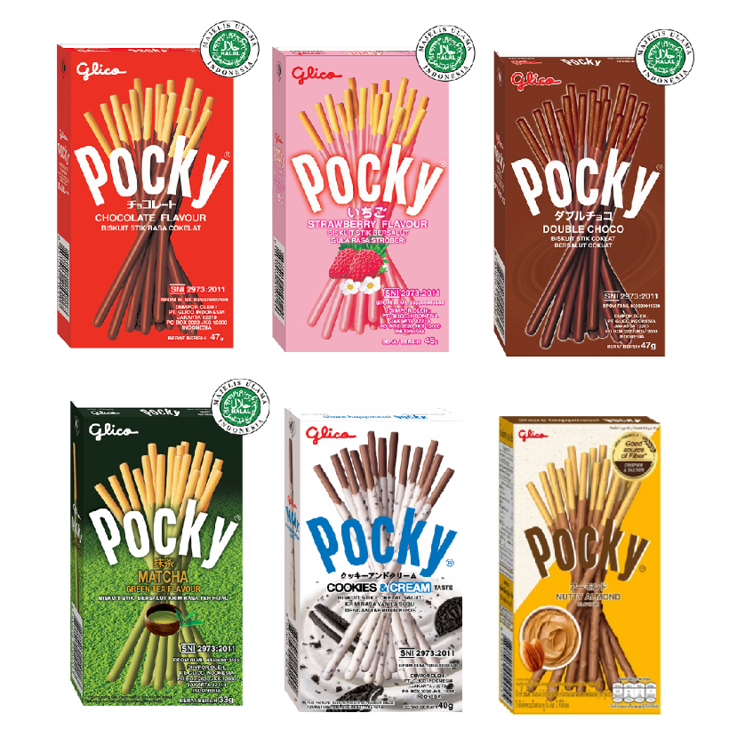 

Pocky Pocky Glico (6 varian)