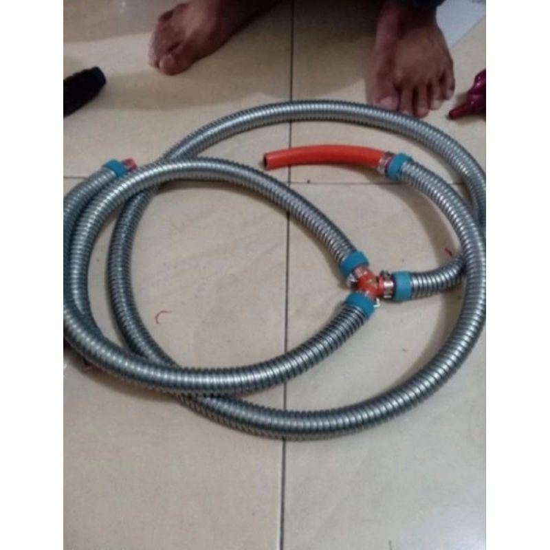 selang cabang kompor gas selang cabang paralel 2 kompor