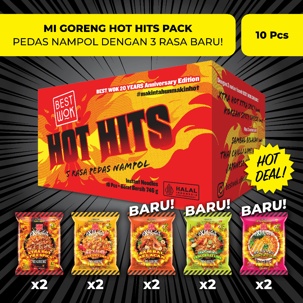 

Best Wok Hot Hits Pack 10 Pcs