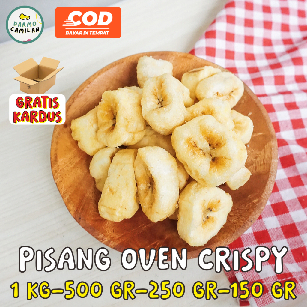 

Keripik Pisang Oven 1kg 500gr 250gr - DARMO CAMILAN