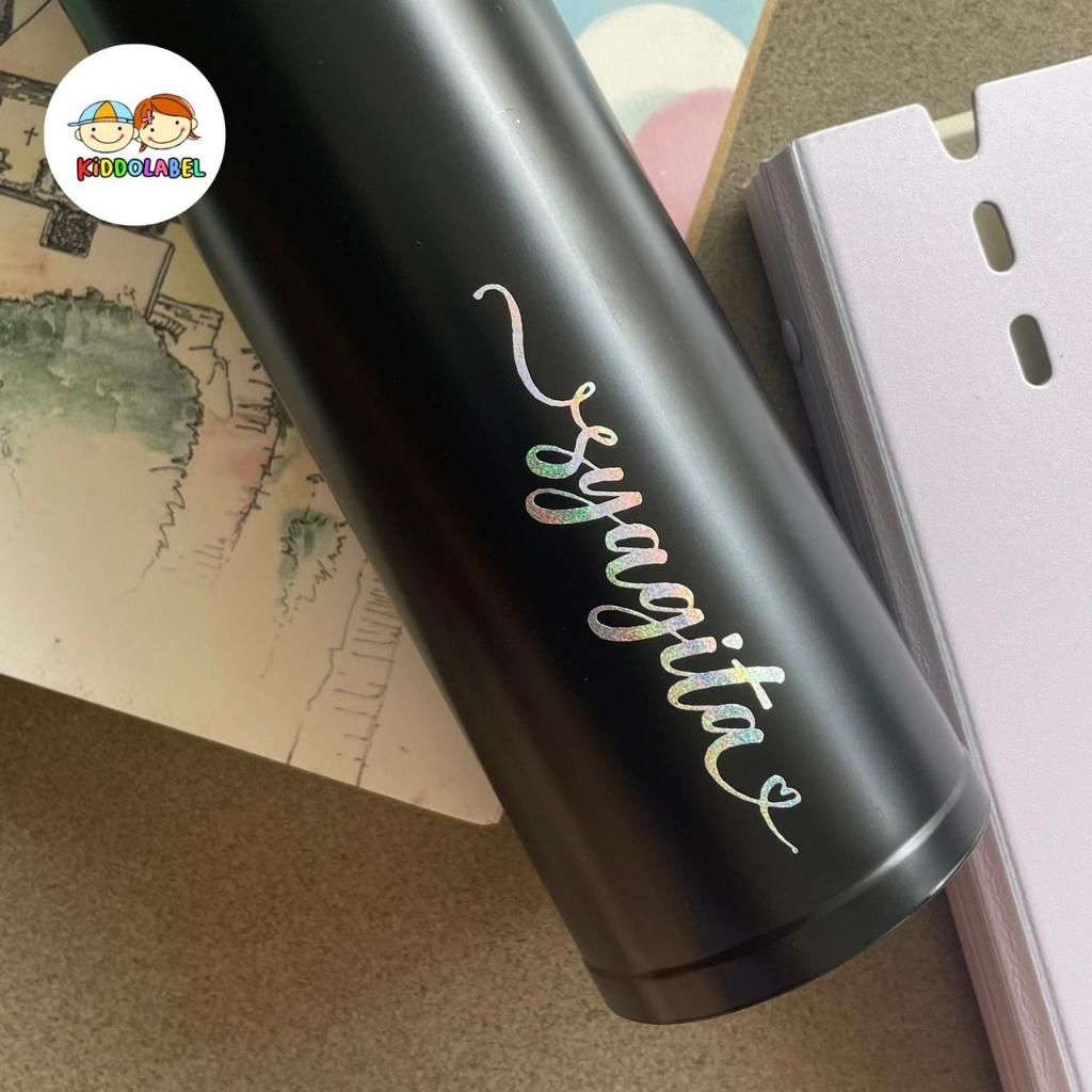 

Sticker Cutting Hologram Glitter Label Nama Cutting Waterproof