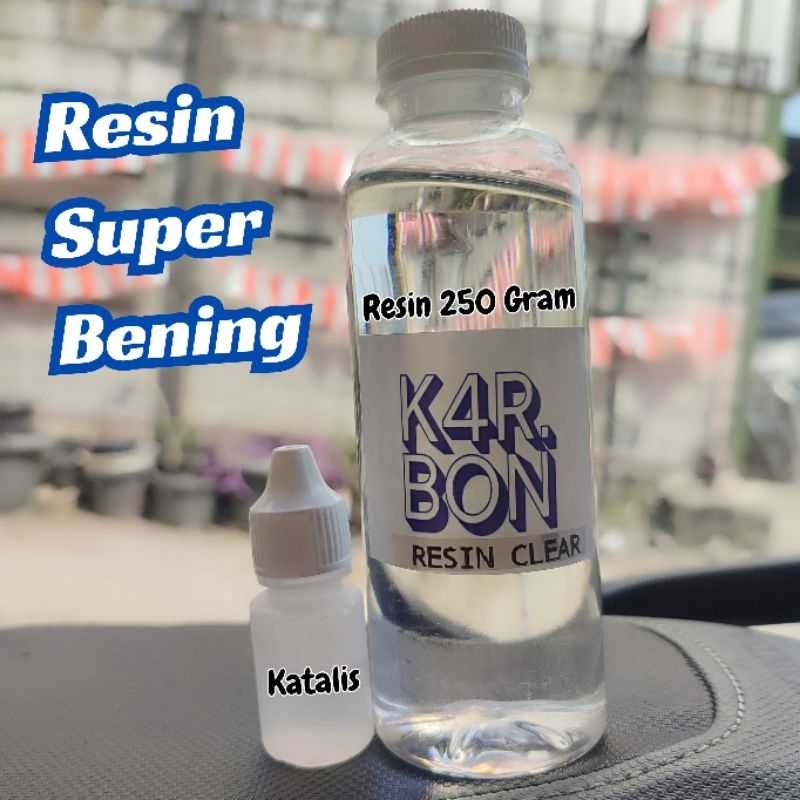 

Resin Clear Super Bening Free Katalis Kemasan 250Gram