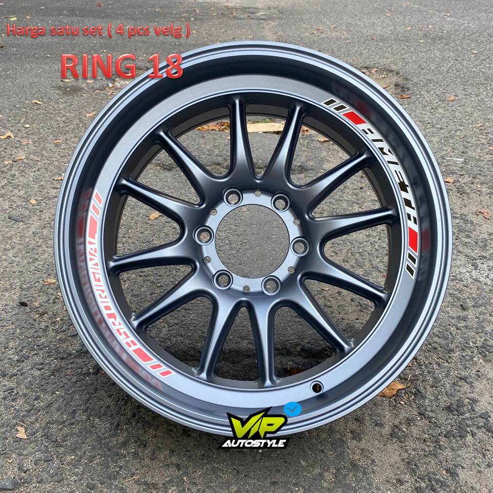 Velg HSR AMETH Ring 18 Terbaru Lobang 6 Model Velg Lenso Venom 5 Velg Mobil Pajero Fortuner R18 Bisa