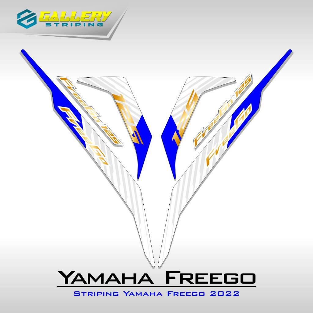 STRIPING YAMAHA FREEGO MOTIF 5 / YAMAHA FREEGO / STIKER FREEGO / STICKER / STIKER / STOCK DECAL / FR