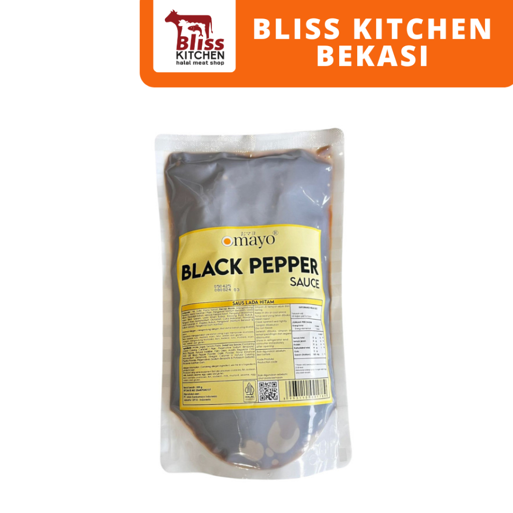 

Saus / Bumbu / Sauce Blackpepper / Blackpaper / Lada Hitam 500gr