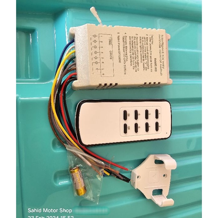 HJ6 remote control lampu wireless 22v bisa untuk kipas angin saklar pompa air tanpa kabel 1channel 2
