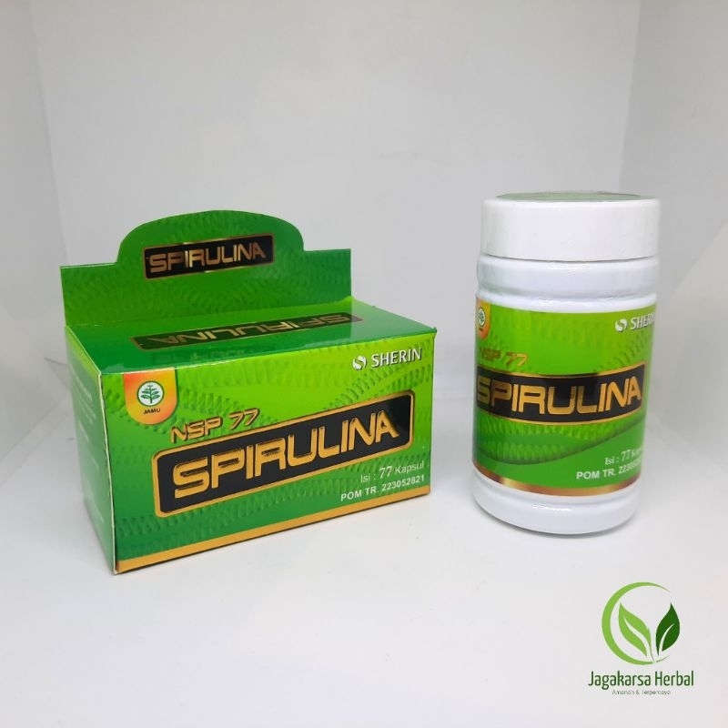 Kapsul Spirulina NSP | Neo Spirulina NSP Original isi 77 Kapsul | Kapsul Herbal Spirulina