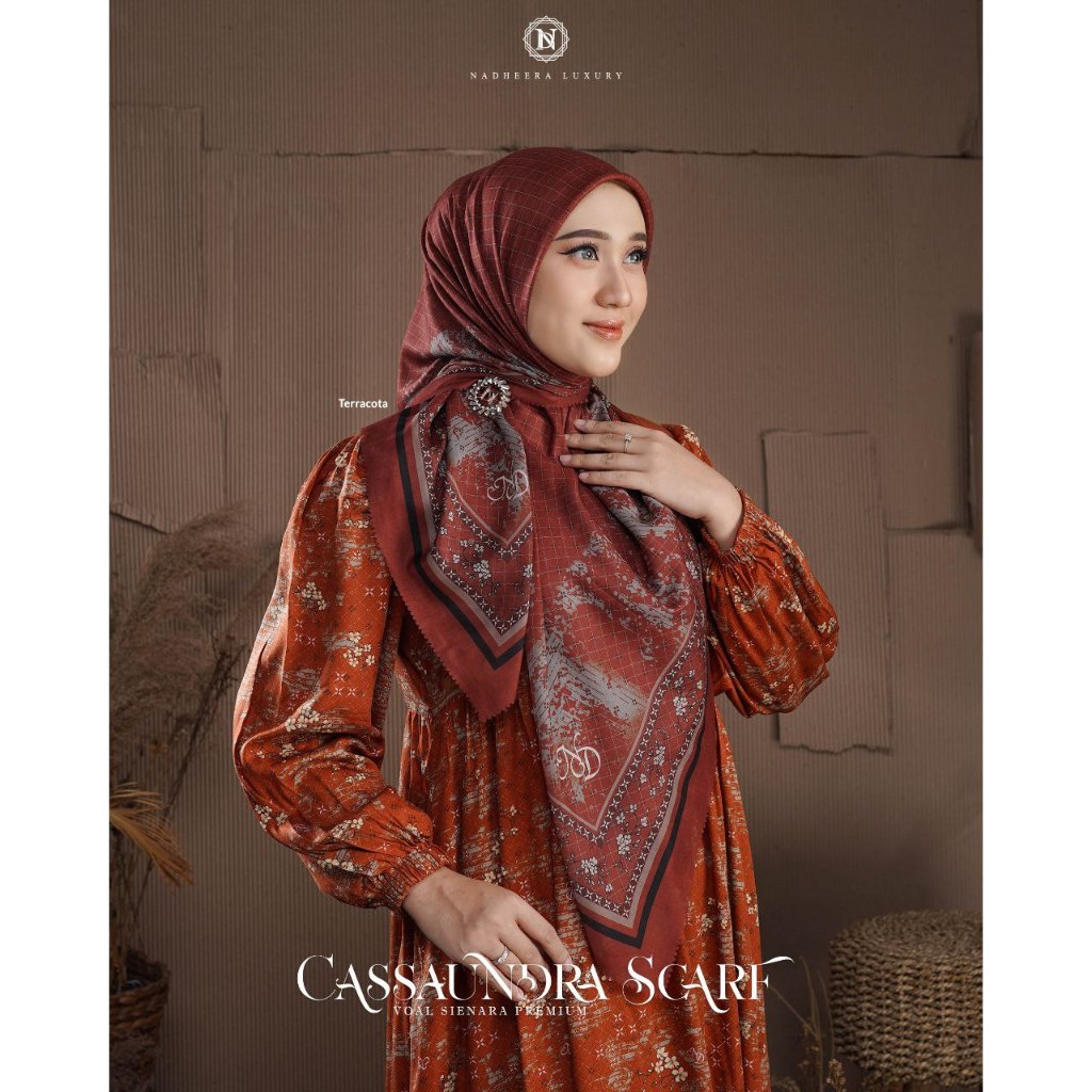 SCARF TERBARU // CASSAUNDRA SCARF NADHEERA LUXURY TERBARU // SCARF NADHEERA LUXURY // NADHEERA LUXUR