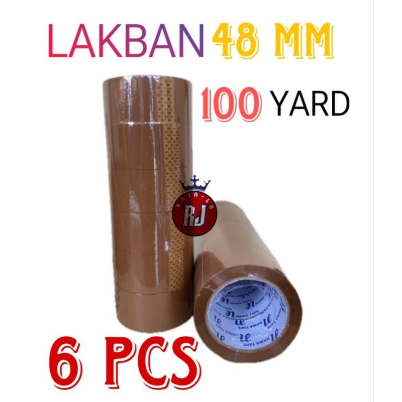 

Lakban Bening/Coklat 48x100yard (6pcs)