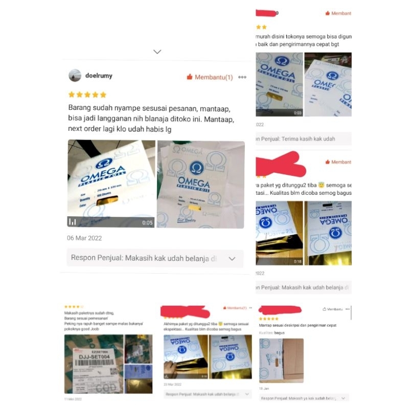 

Foil emas omega San foil best quality plastik foil Omega plastik foil emas kertas foil omega kertas