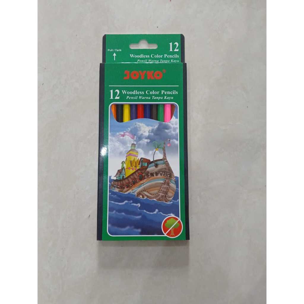 

(12pcs)Pensil warna JOYKO CP - 103 / pensil warna JOYKO panjang 12warna