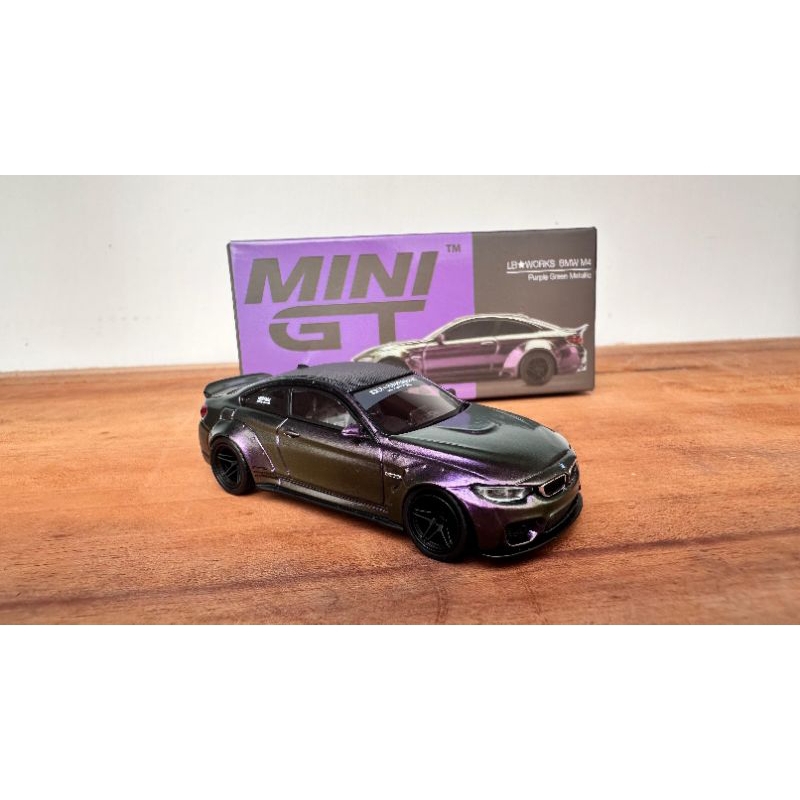 Mini GT LB works BMW M4 Purple Green Metalic