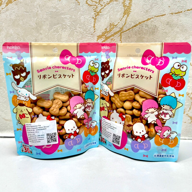 

Sanrio Character Ribon Hokkaido Milk Biscuit Snack Import Jepang