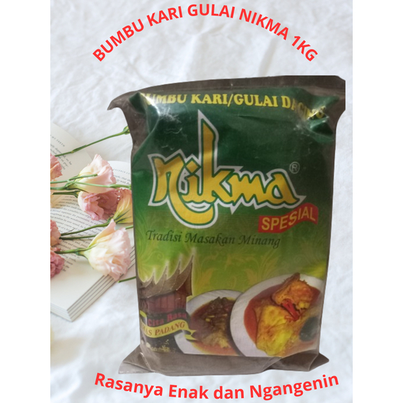 

Bumbu Kari Gulai Daging NIKMA Spesial 1Kg Padang ASLI Cita Rasa Khas Tradisi Masakan Minang