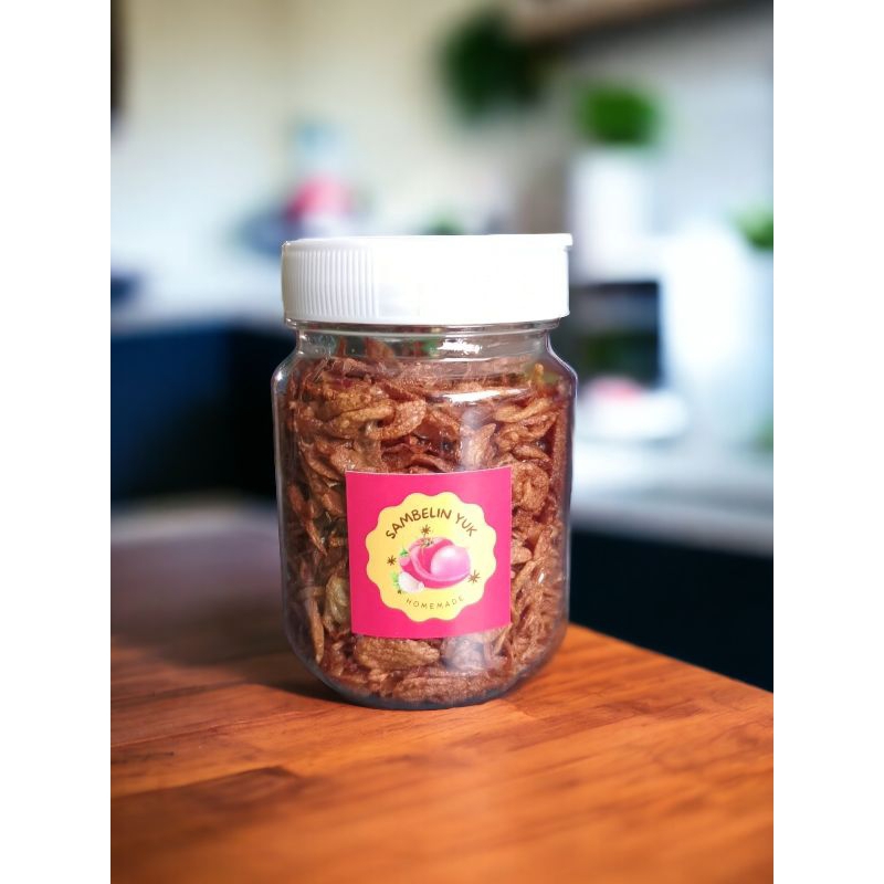 

Bawang Goreng Siap Saji Asli 100% Tanpa Campuran RENYAH/KRIUK 50g