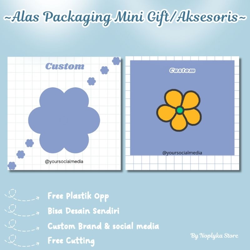 

Alas Packing Aksesoris Free Plastik Packaging Gelang Cincin Snack Custom