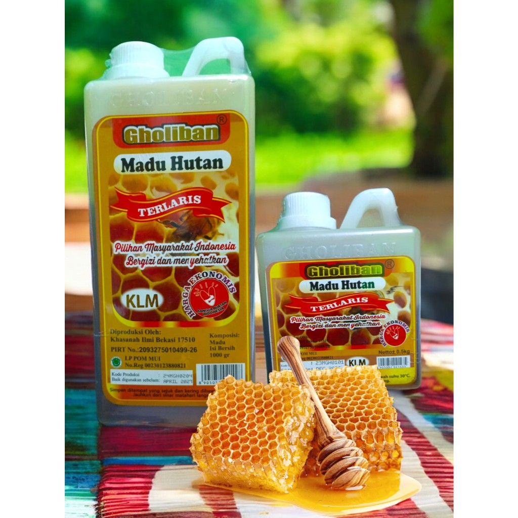 

Madu Hutan Gholiban Kalimantan | Madu Gholiban 1 kg DAN 500GRAM