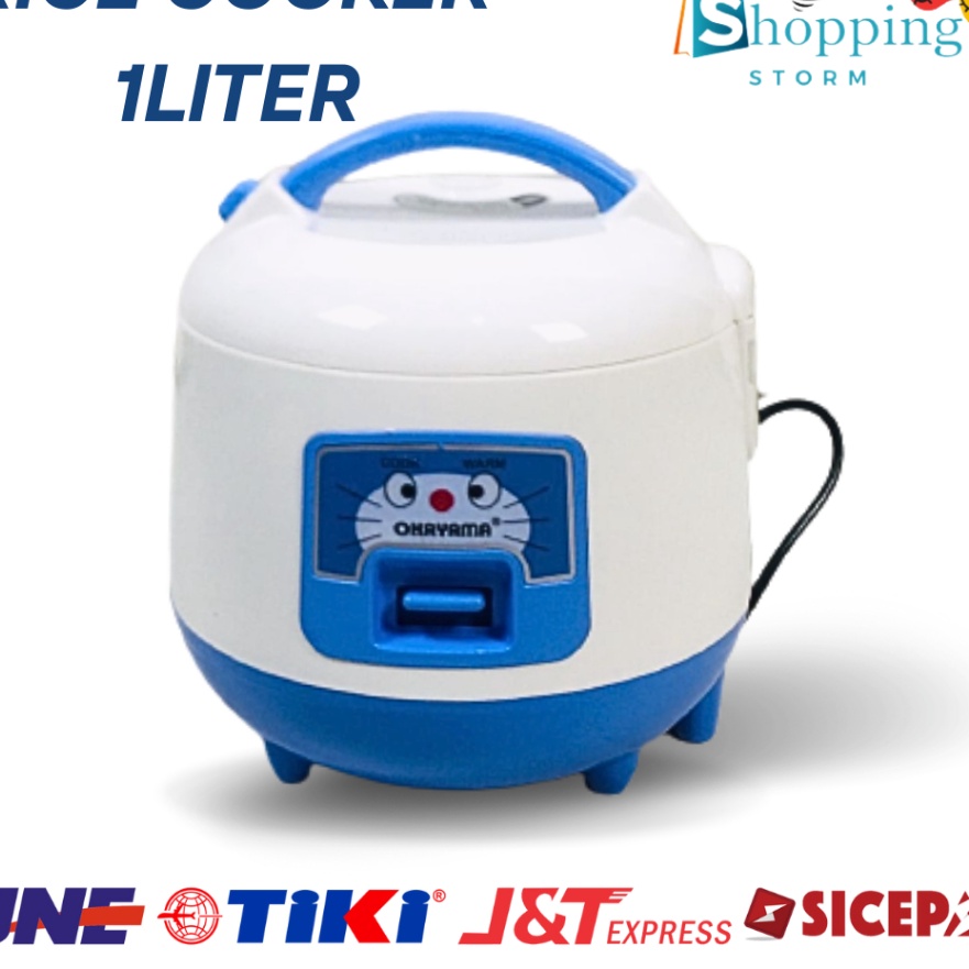 KF7 Rice Cooker Karakter Magic Com Penanak Nasi Elektrik 1Liter BERSNI 3IN1 Magiccom Mejikom M Listr