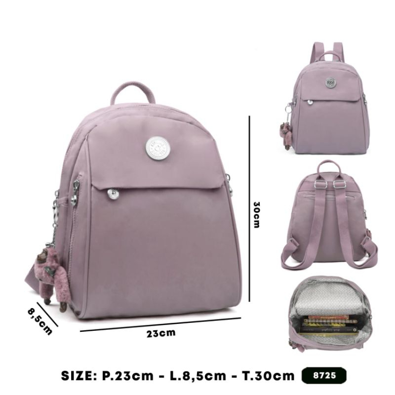 Tas ransel wanita waterproof // tas ransel nylon // tas punggung // backpack kp8725