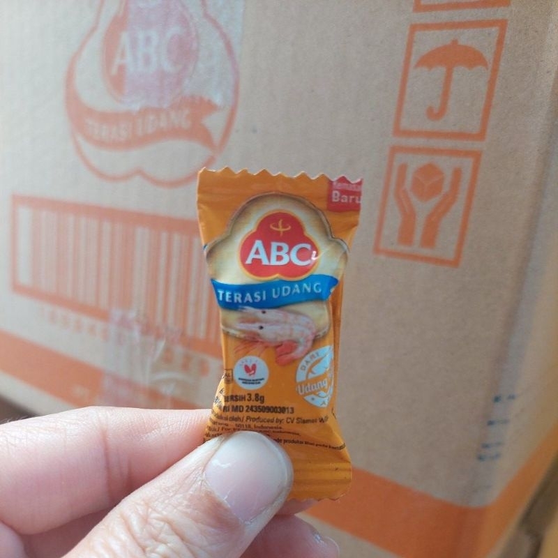 

Terasi ABC 1 sachet kemasan 3.8 gram