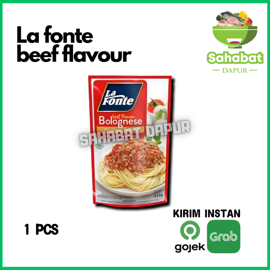 

Saus Pasta Rasa Sapi - La Fonte Beef Flavour 315gr