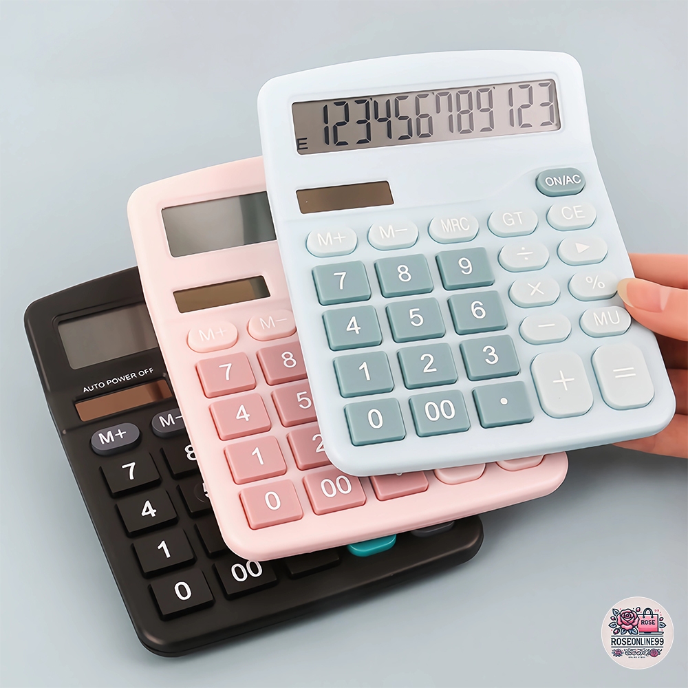 

RO Kalkulator Meja Layar 12 Digit Warna Pink Dan Biru Solar Power KK-837C