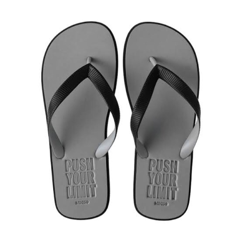 MINISO Men Flip Flop Sandals / Sandal jepit pria miniso simple