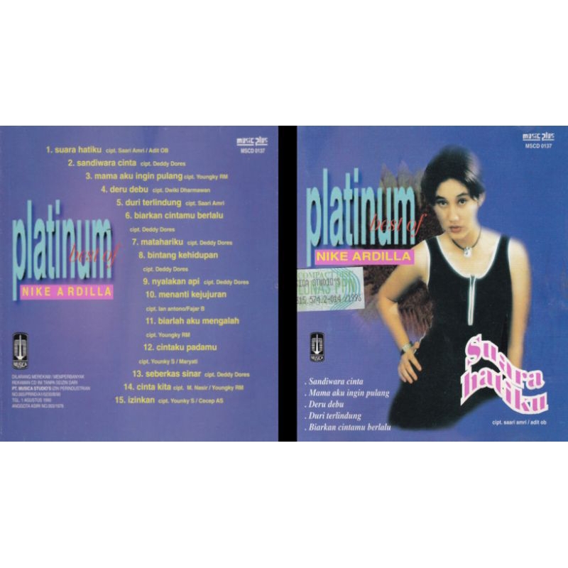 nike ardilla cd platinum best of nike ardilla album 1997