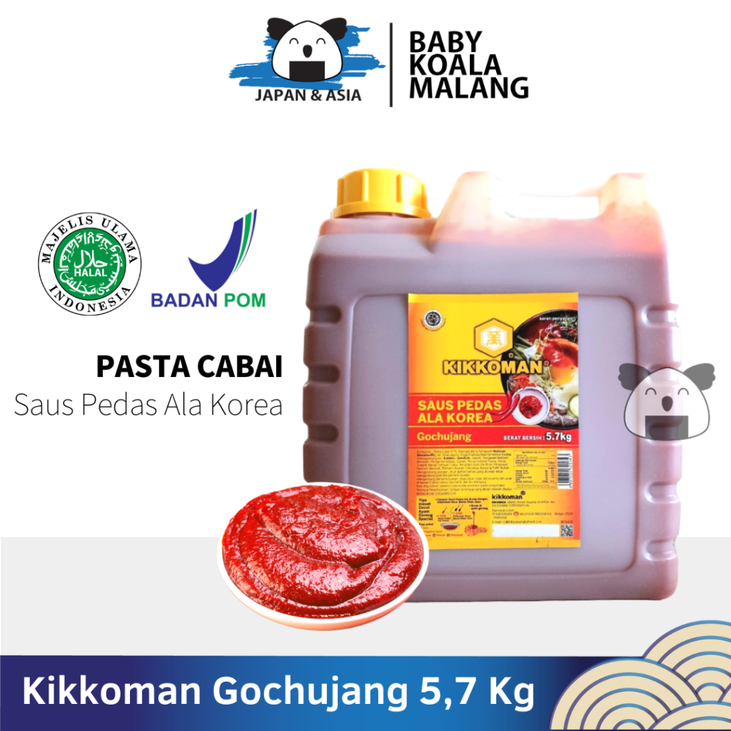 

KIKKOMAN Gochujang Sauce 5,7 Kg Halal-MLG