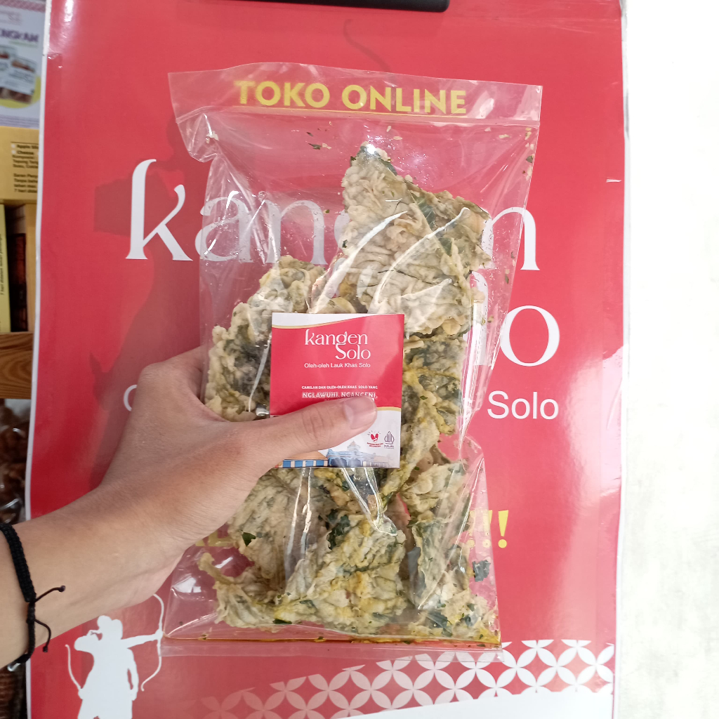 

Piscoklegit_ Keripik Kripik Bayam Saget Saestu (Ss) 150Gr Asli Solo