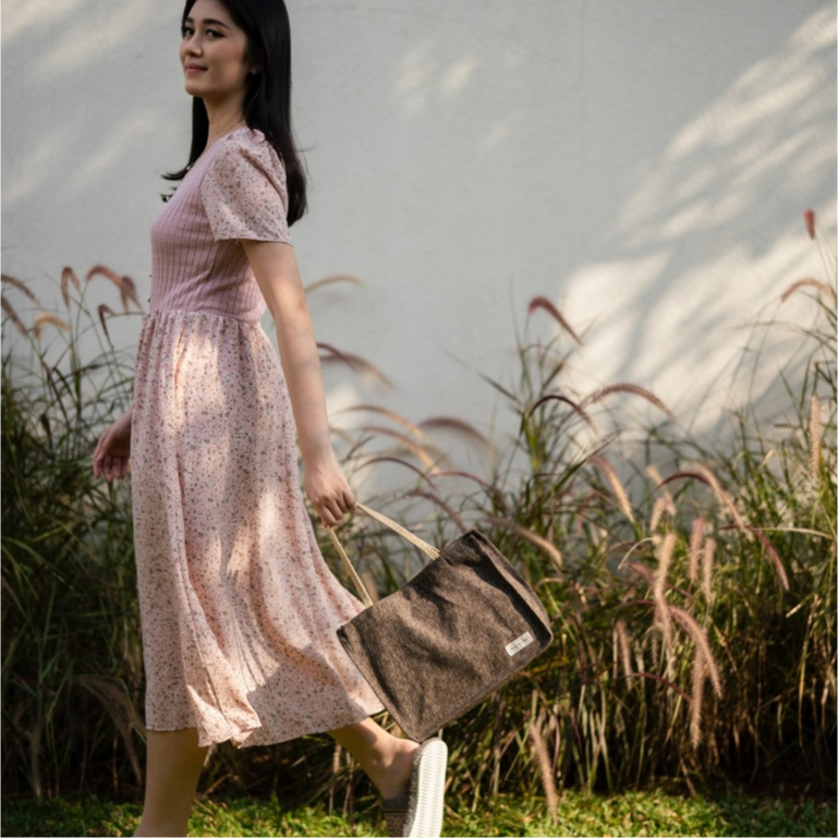 Toko Handuk - Totebag Canvas Vintage (Canvas Bag Souvenir)