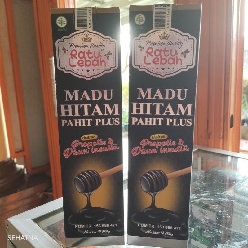 

MADU HITAM RATU LEBAH MADU HITAM PAHIT PLUS PROPOLIS MADU RATU LEBAH PREMIUM QUALITY 470gr