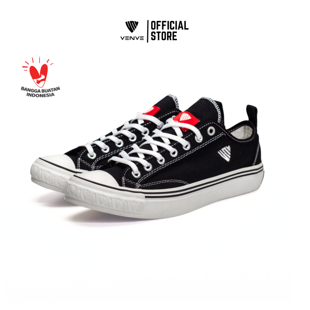 VENVE - Delex Low Logo Bordir Sepatu Sneakers Casual Pria Wanita | Sepatu Original