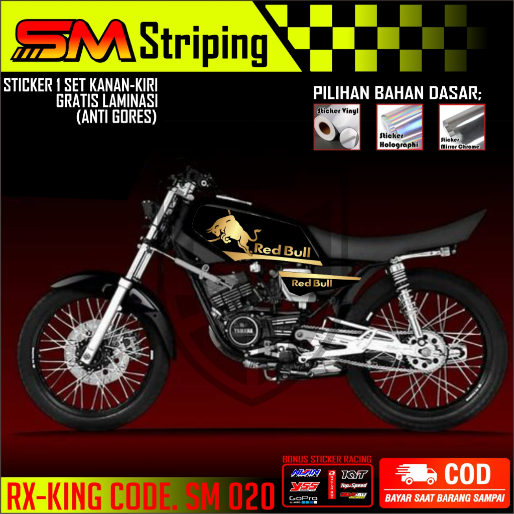 Variasi Yamaha RX KING Striping List Variasi RX KING Striping List Motor RX KING Hologram Vinyl