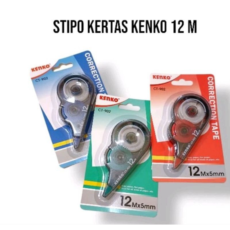 

Correction Tape/ Pita Koreksi Kenko 12 M ORIGINAL