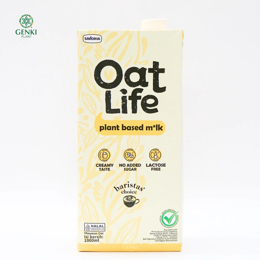 

Oat Life Barista Oat Milk / Susu Oat - 1 L